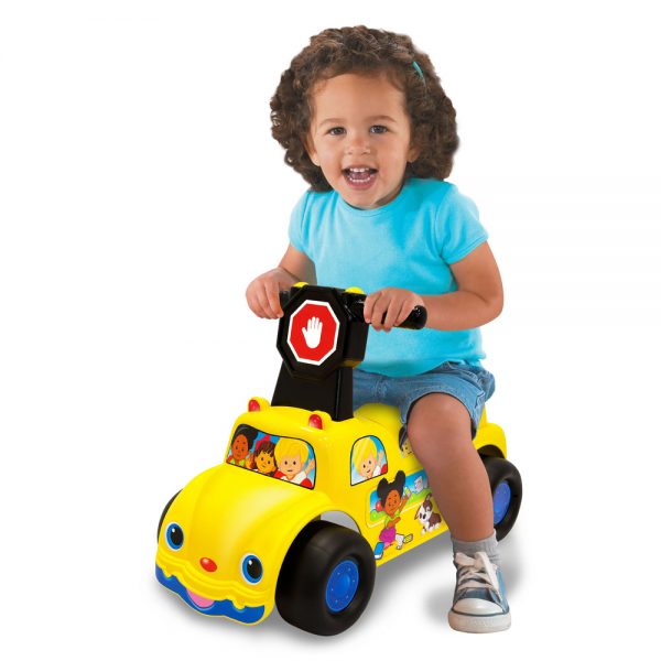 Fisher-Price School Bus Push N' Scoot Ride-On