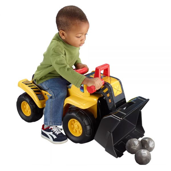 FISHER PRICE BIG ACTION LOAD N GO RIDE-ON WITH ACTIVITY DASH